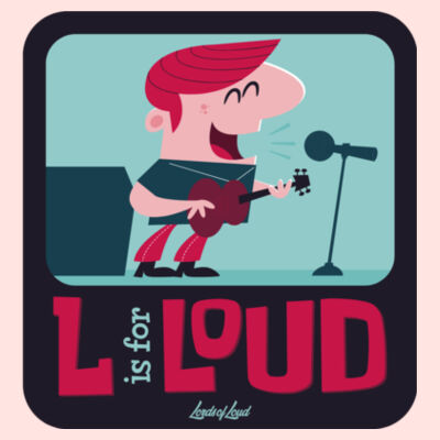 Lords of Loud – L is for LOUD Infant Tee Design