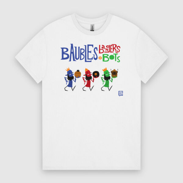Baubles Bangers & Bots Christmas Lord's Tee Thumbnail